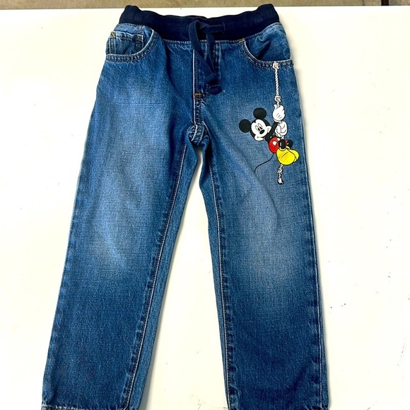 GAP Other - GAP Kids Pull On Mickey Mouse Disney Jeans 5 Slim